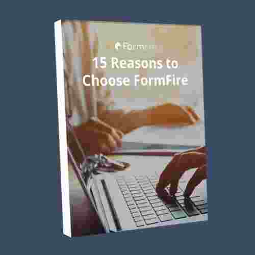 Image of the guide 15 Reasons to Choose FormFire